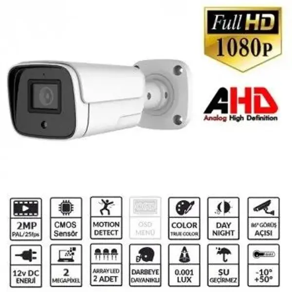 ez-2040hd 2mp 3.6mm 2array ahd bullet
