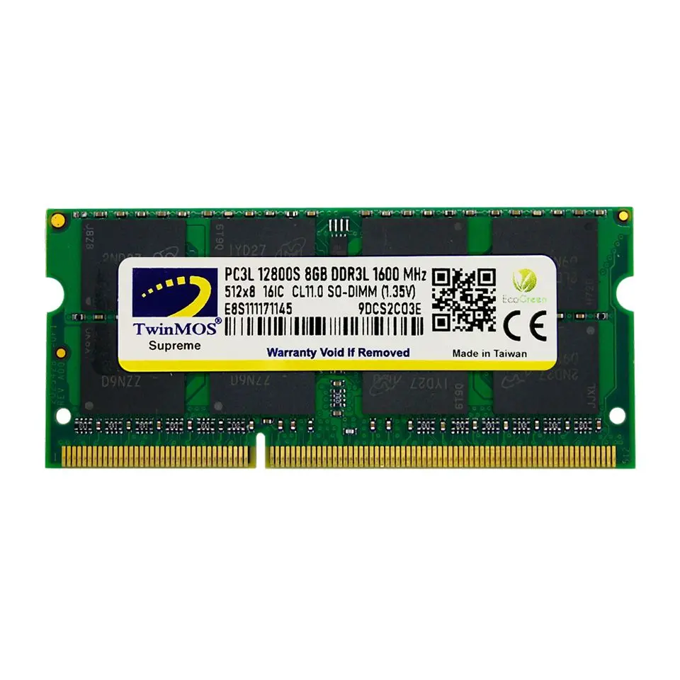 8 GB DDR3 1600MHz 1.35V LOW VOLTAGE SODIMM (MDD3L8GB1600N)