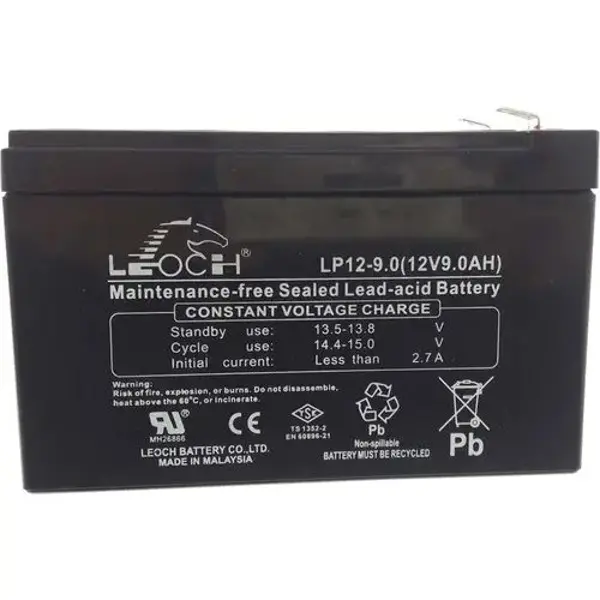 leoch 12v 9ah kuru tip akü (tse belgeli) [850120009041]