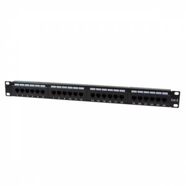 P24UTP PP-UC6-2524 CAT6 24 PORT DOLU PATCH PANEL