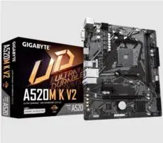 AMD A520 Ultra Dayanıklı Anakart PCIe 3.0 x4 M.2 Akıllı Fan 5