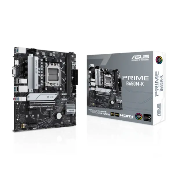 PRIME B650M-K AM5 DDR5 6400(OC) HDMI VGA M2 GBit mATX