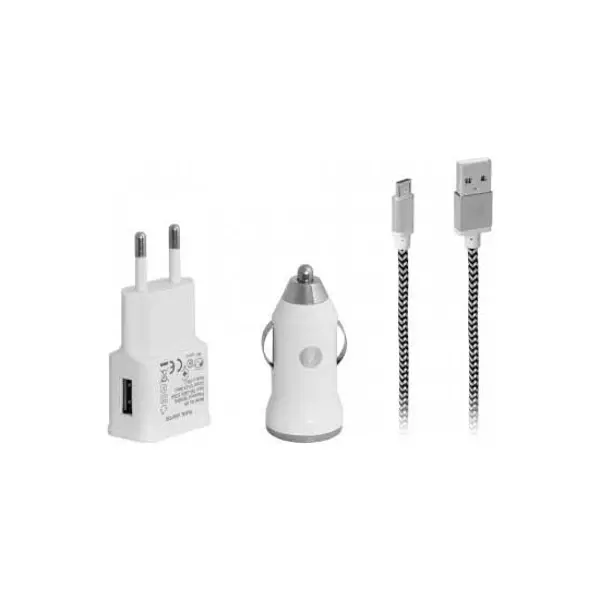 FA-7540MU ANDROID DATA KABLO+ADAPTÖR+ARAÇ ŞARJ KİTİ