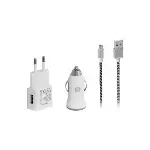 FA-7540MU ANDROID DATA KABLO+ADAPTÖR+ARAÇ ŞARJ KİTİ-1