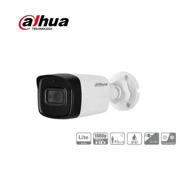 HAC-HFW1200TLP-0360B 2MP 3.6MM CMOS 1080P TVI/AHD /CVI/CVBS IR BULLET KAMERA
