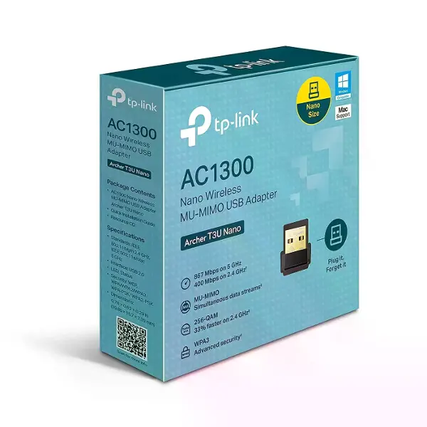 Archer T3U Nano Dualband USB Adaptör