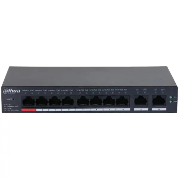 CS4010-8ET-110 8 Port PoE Cloud Man. Switch
