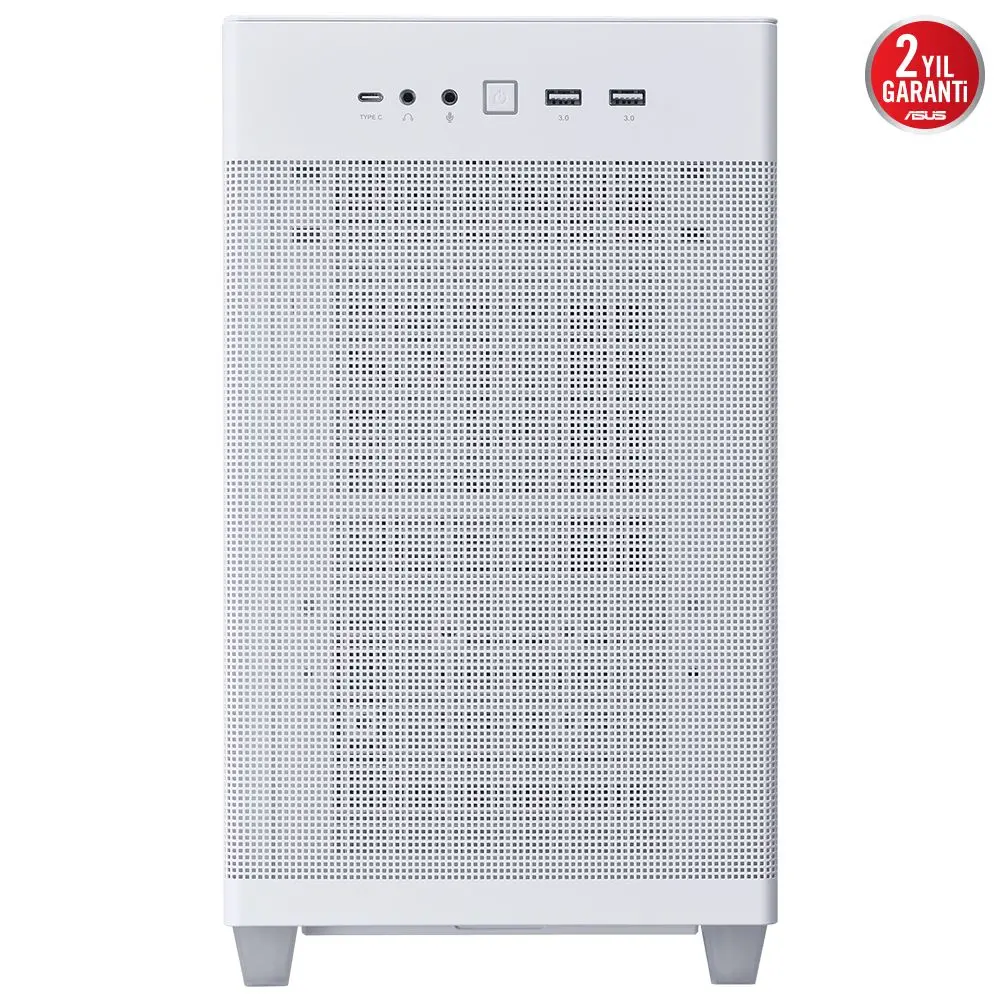 PRIME AP201 BEYAZ MICRO ATX TEMPERLİ CAM ALET GEREKTİRMEYEN YAN PANELLER VE TOZ FİLTRELİ IZGARAYA SAHİP 360 MM SOĞUTUCU 338 MM UZUNLUĞA KADAR EKRAN KARTI VE STANDART ATX PSU DESTEKLİ 33 LİTRE HACİMLİ MICRO ATX KASA