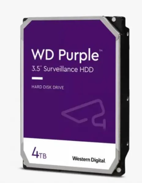 WD43PURZ PURPLE 3.5" 4TB 5400rpm 256mb SATA (3 Yıl Garanti) 7/24 Harddisk