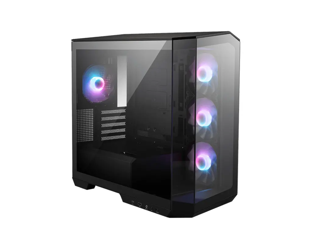 MAG PANO M100R PZ TEMPERLİ CAM 3X120MM 1X120MM ARGB FAN MATX PANORAMİK GAMİNG BİLGİSAYAR KASASI