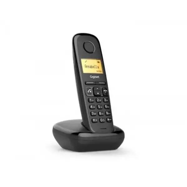 A270, Dect Telefon, Siyah, 18 Saat Konuşma, 200 Saat Bekleme, 80 Kişilik Rehber