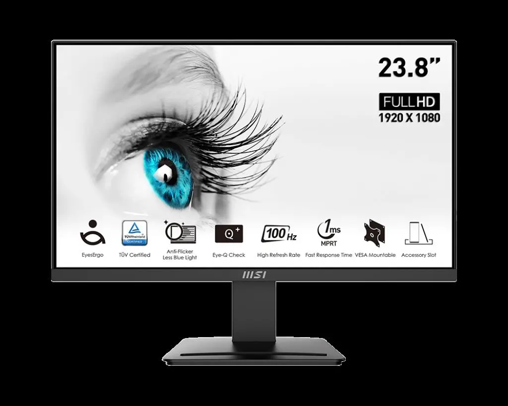 23.8 PRO MP2412 1920x1080 (FHD) FLAT VA 100HZ 1MS ANTI-GLARE MONITOR