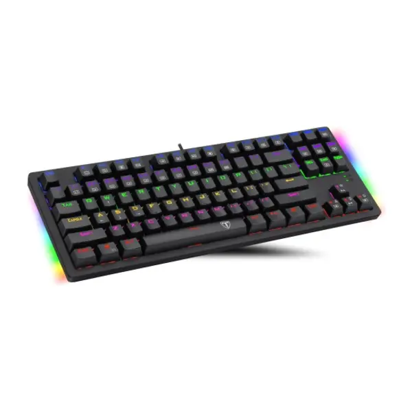 BALI, T-TGK311, USB Kablolu, Türkçe Q,  Rainbow RGB, Mechanical, Blue Switch, Gaming Klavye (Powered By REDRAGON)