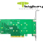 BTC-M2G4X2 PCIe 4.0 x4 PCIe 4.0 x8 2xM.2 2xNVMe Çevirici Ünite-1