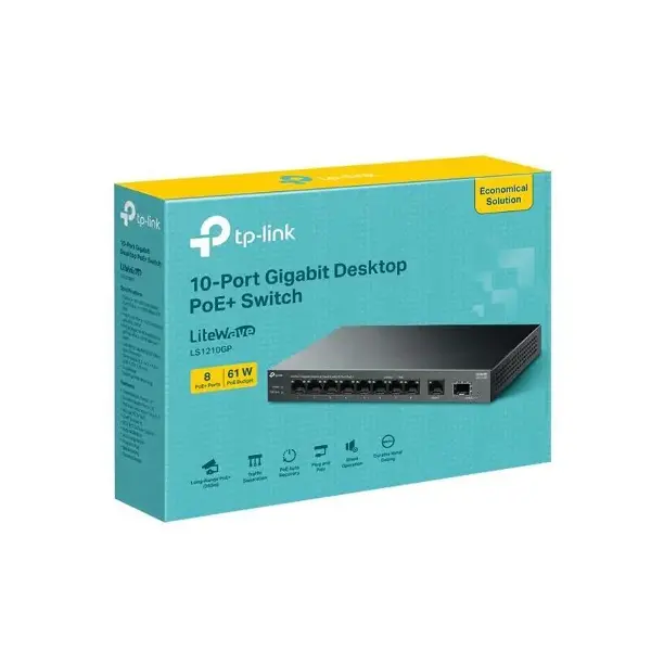 LS1210GP 9PORT 10/100/100 POE SWITCH