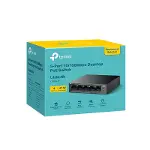 LS105LP 4 PORT 10/100 +1 PORT RJ45 UPLINK 41W 250 METRE POE MESAFE METAL KASA SWITCH-1