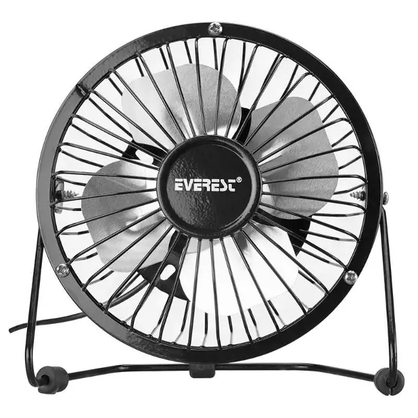 EFN-482 MASAÜSTÜ SİYAH METAL USB FAN