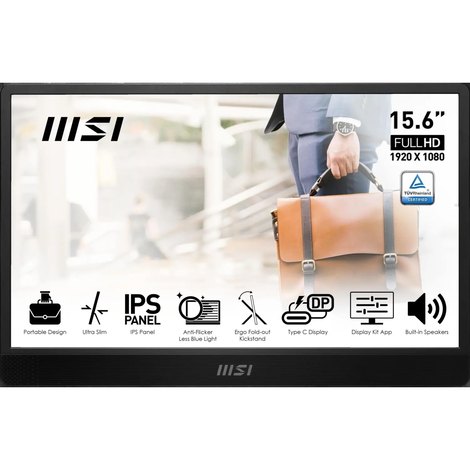 15.6 PRO MP161 E2 1920x1080 (FHD) 16:9 FLAT IPS 60HZ 4MS ADAPTIVE-SYNC PORTATIF MONITOR