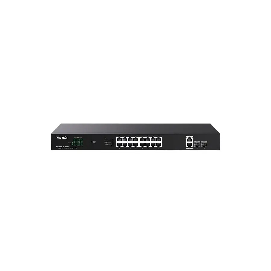 TEG1120P-16-250W 18GE+2SFP Ethernet Switch 16-Port PoE