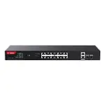 G1120P-16-250W 16 PORT POE 10/100/1000 2 X SFP 250W YONETILEMEZ RACK MOUNT SWITCH-1