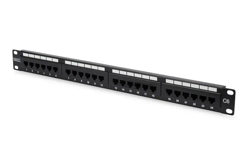 24Port PatchPanel Dolu Cat6 (DN-91624U-CR)
