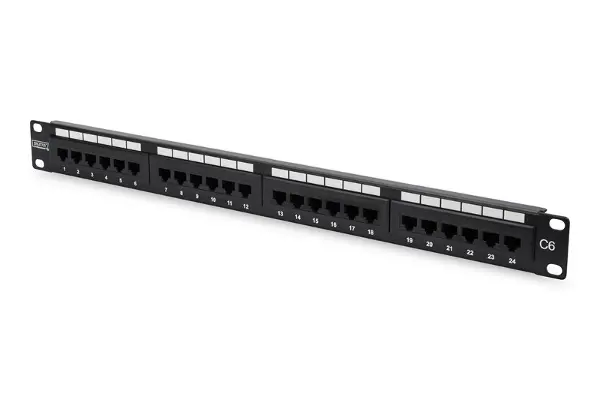 24Port PatchPanel Dolu Cat6 (DN-91624U-CR)