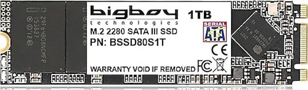 BSSD80S1T 1TB 22x80mm M.2 Sata 3 Notebook SSD