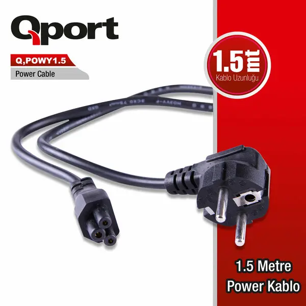Q-POWY1.5 1.5MT NOTEBOOK POWER KABLO