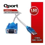 1.5 Metre USB 2.0 to Rs232 Çevirici Kablo (Q-RS2321.5)-1