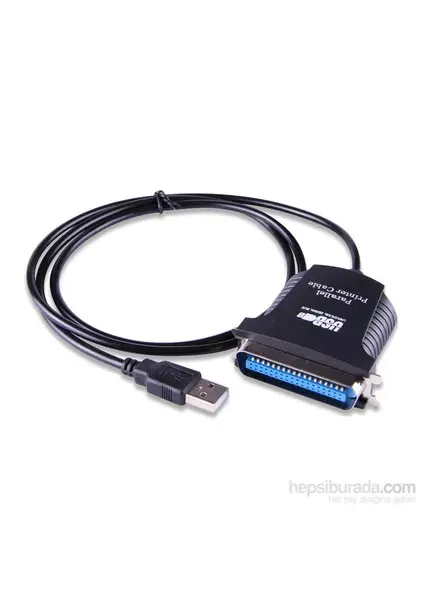 1.5 Metre Usb to LTP Paralel Port Çevirici Printer Kablosu (Q-PRLPT1.5)