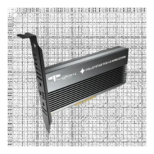 BTC-M2G4PE4SH PCIe 4.0 x4 M.2 x4 Soğutuculu 1xNVMe Çevirici Ünite