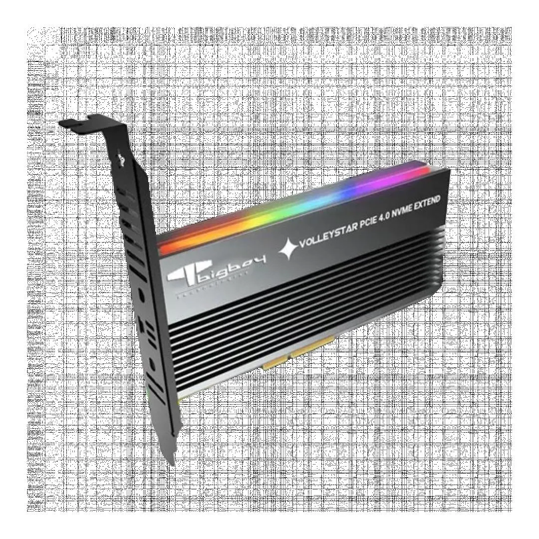 PCIe 4.0 x4 M.2 x4 Soğutuculu RGB 1xNVMe Çevirici Ünite