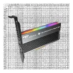 PCIe 4.0 x4 M.2 x4 Soğutuculu RGB 1xNVMe Çevirici Ünite-1