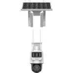 DS-2DE2C400IWG-K/4G/C05S10, 4Mpix,   2.8mm, 30Mt Gece Görüşü, Dahili Mikrofon, PIR+RADAR,  4G, Solar  PT IP Kamera-1