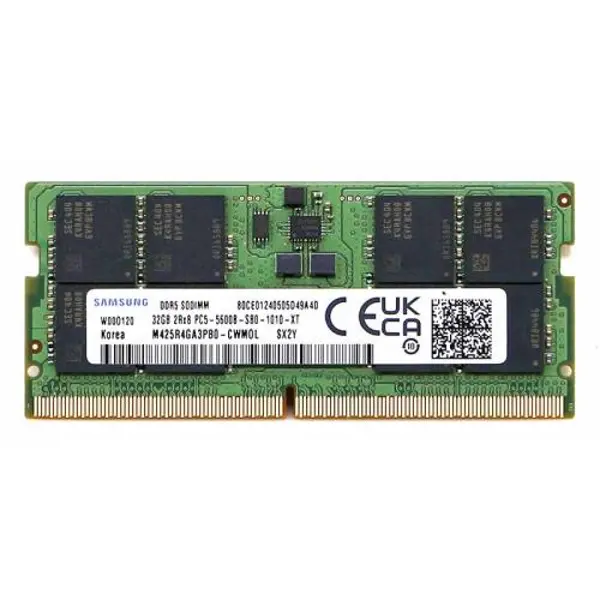 SAMSO5600/32, 32GB, DDR5, 5600MHz, CL46, 1.1V Notebook Ram (M425R4GA3BB0-CWW0L)