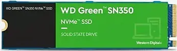 Green SN350, WDS500G2G0C, 500GB, 2400/1500, Gen3, NVMe PCIe M.2, SSD