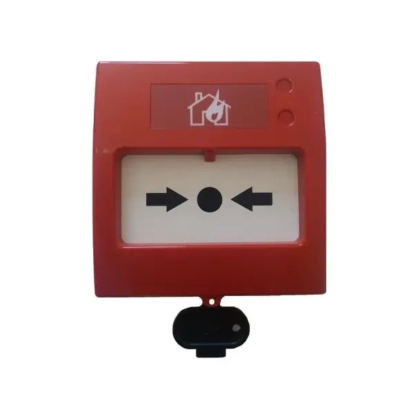 Teknim TFB-3168 Konvansiyonel Yangın Alarm Butonu, Tekrar Kurulabilir, Led Göstergeli