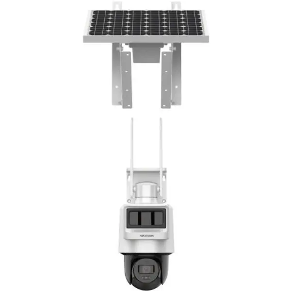 DS-2DE2C200IWG-K/4G/C05S10, 2Mpix,   2.8mm, 30Mt Gece Görüşü, Dahili Mikrofon, PIR+RADAR,  4G, Solar  PT IP Kamera
