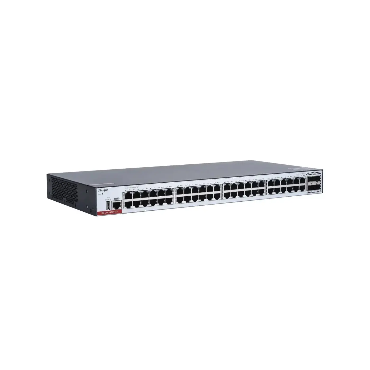 RG-CS83-48GT4XS 48 PORT 10/100/1000 4-PORT 1G/10G LAYER 3 YÖNETİLEBİLİR +CLOUD MANAGED RACK MOUNT SWITCH