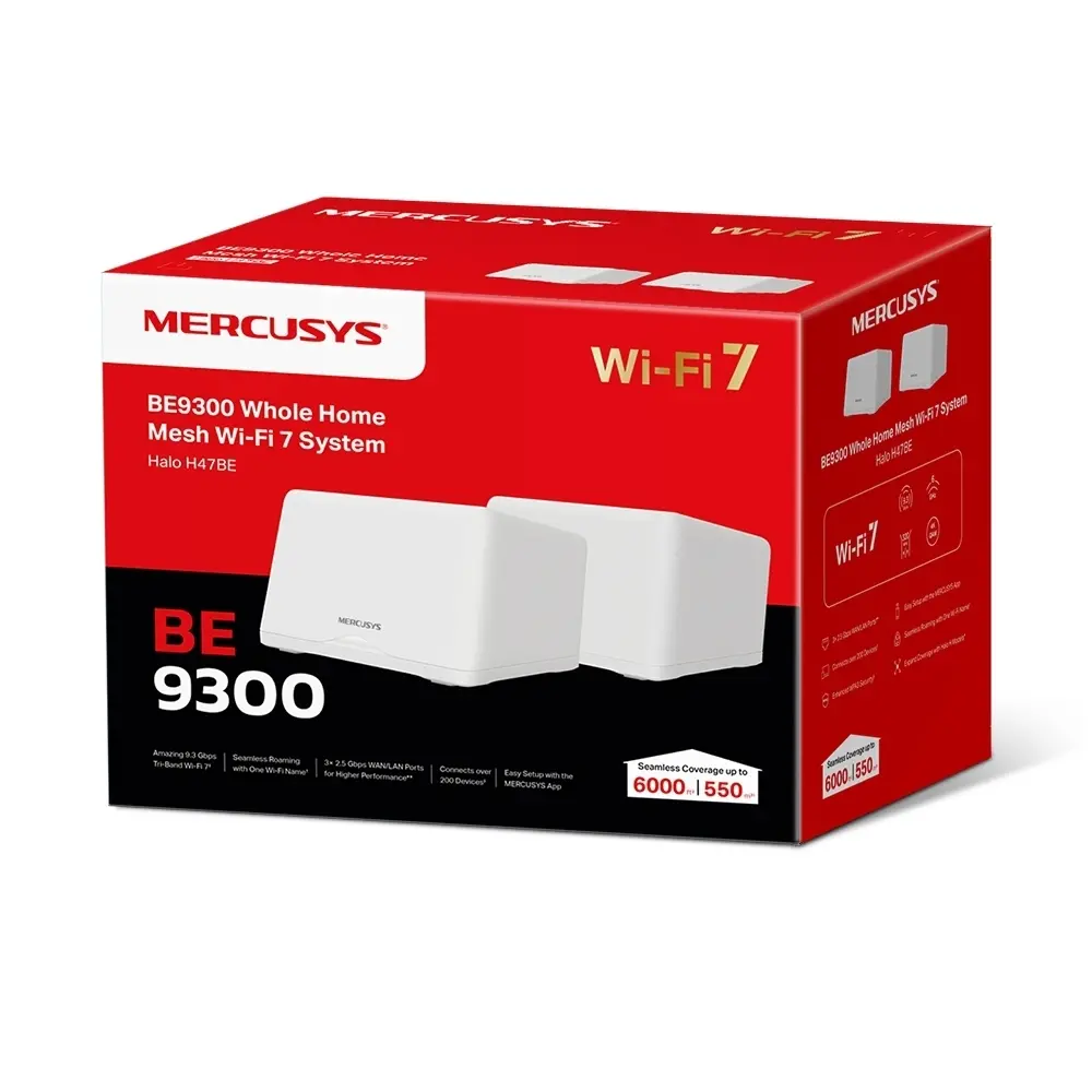 TP-LINK HALO H47BE(2-pack) BE9300 MBPS MESH Wi-Fi7