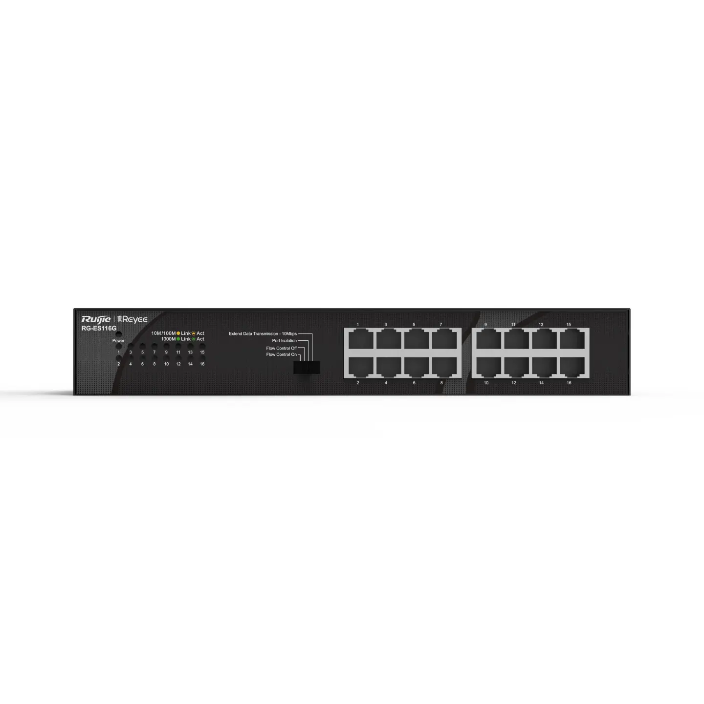 REYEE RG-ES116G-L 16 PORT 10/100/1000 YONETILEMEZ RACK MOUNT SWITCH METAL KASA