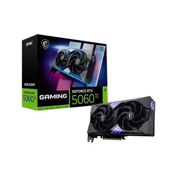 16GB GEFORCE RTX 5060 TI 16G GAMING OC GDRR7 [128bit]  PCIE 5.0 1xHDMI 3xDP