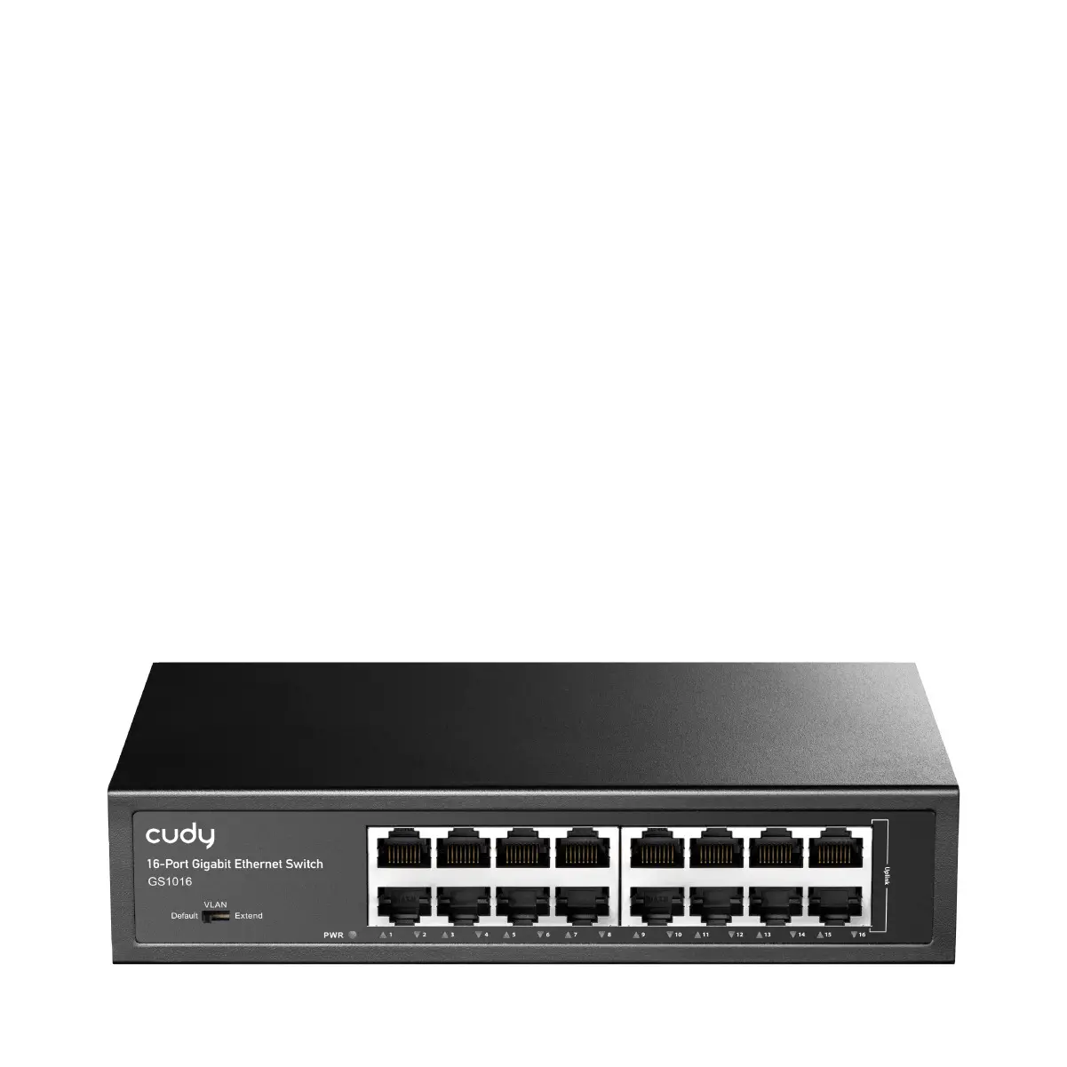 GS1016 16 Port 10/100/1000Mbps VLAN&Extend Mode 8" Rock-Mount Çelik Gigabit Ethernet Switch