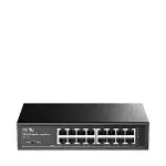 GS1016 16 Port 10/100/1000Mbps VLAN&Extend Mode 8" Rock-Mount Çelik Gigabit Ethernet Switch-1