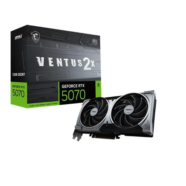 GEFORCE RTX5070 12G VENTUS 2X OC 12GB GDDR7 192BIT 1XHDMI 3XDP EKRAN KARTI