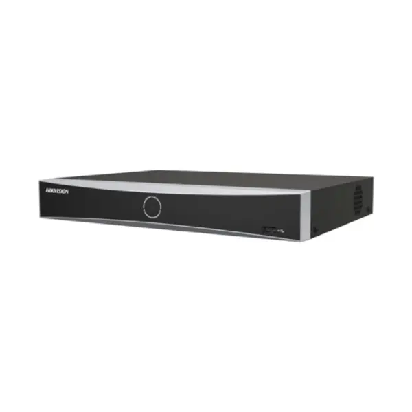 DS-7616NXI-K2, 16Kanal, 12Mpix, H265+, AcuSense, 2 HDD Desteği, 2160P Kayıt, 160Mbps Bant Genişliği, Metal Kasa, NVR
