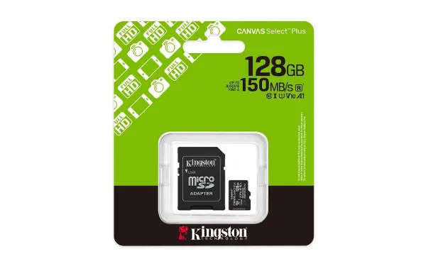 SDCS3/128GB 128GB microSDXC Canvas Select Plus Gen3 150MB/s A1 Card + Adapter