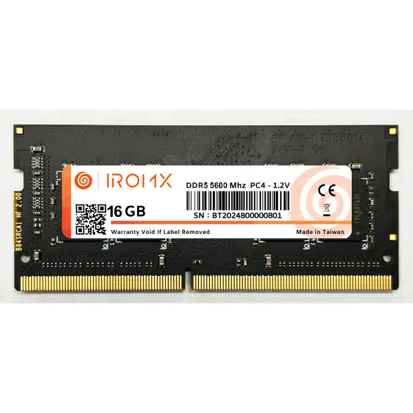 16GB 5600MHz DDR5 NOTEBOOK RAM