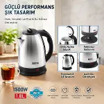 ÇELİK KETTLE SU ISITICISI 1.8LT - 1500W (4745)-3