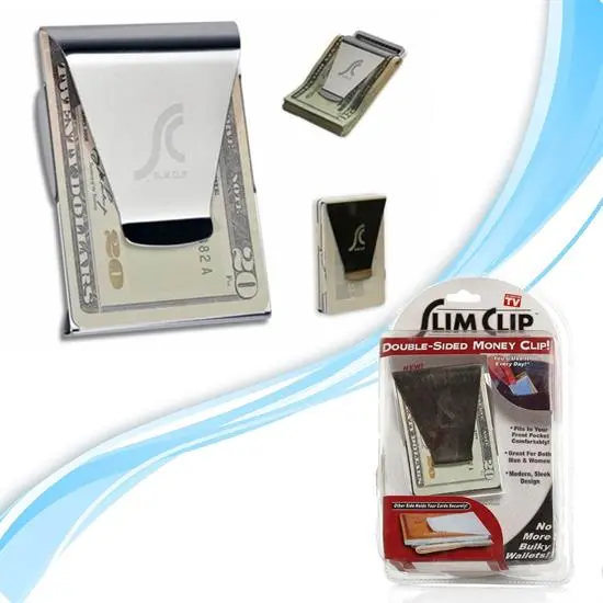 Paslanmaz Çelik Cüzdan Slim Clip (4745)-3